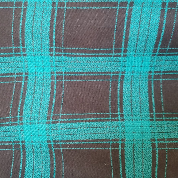 Vintage Alia Plaid Jacket Blazer Green Black Padded Shoulders Made in Canada - Picture 3 of 10